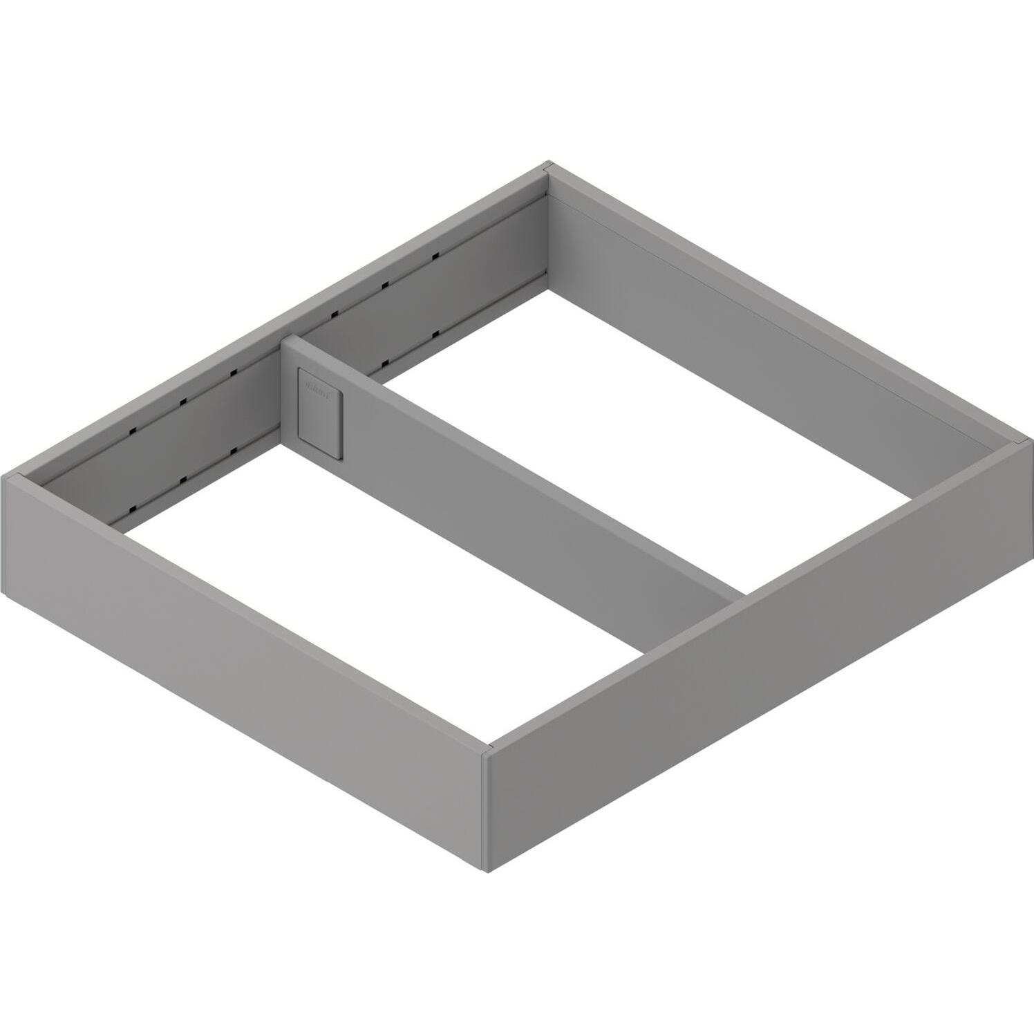 Blum Ambia-Line Schubkastenrahmen - Rahmen 273x242x50mm Stahl indiumgrau matt, Besteckkasten, Grau