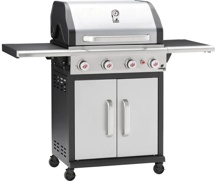 Actual product image Landmann Triton FlexX PTS 4.0 Gas Grill, 4 Burners, Stainless Steel