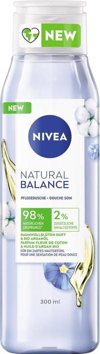 Actual product image NIVEA Natural Balance Cotton Flower Fragrance & Organic Argan Oil (300 ml)