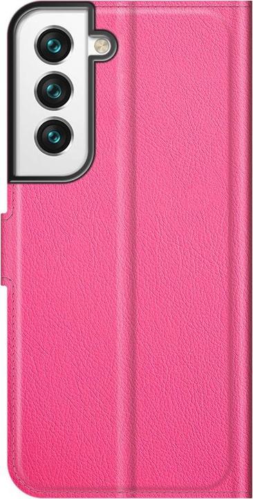 Actual product image Cover-Discount Galaxy S22 - leather case cover pink (Samsung Galaxy S22)