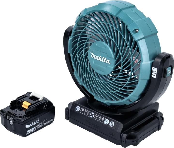 Produktbild Makita DCF 102 G1 Akku Ventilator Lüfter 18 V 18 cm + 1x Akku 6,0 Ah - ohne Ladegerät