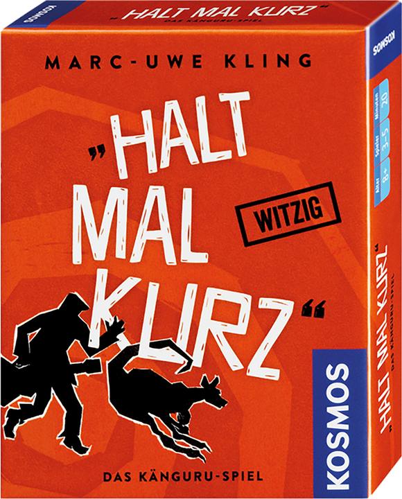 Kosmos Tenez ça une seconde. Le jeu du kangourou (Allemand)