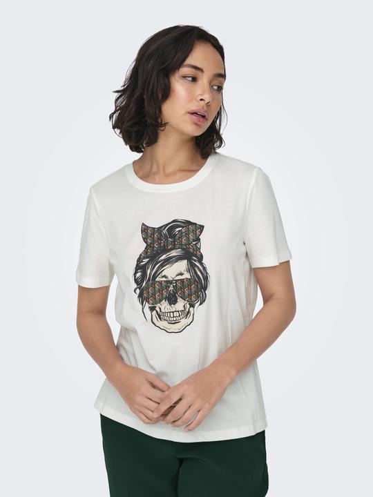 Produktbild Only Onlstella Life S/S Skull Top Cs Jrs (L)