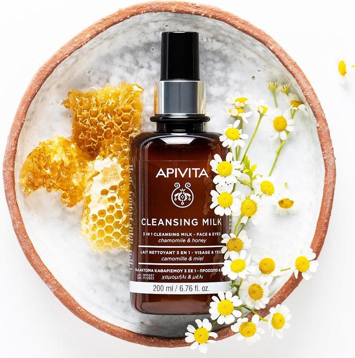 Image du produit Apivita Nettoyant Chamomile & Miel (Lait nettoyant, 200 ml)