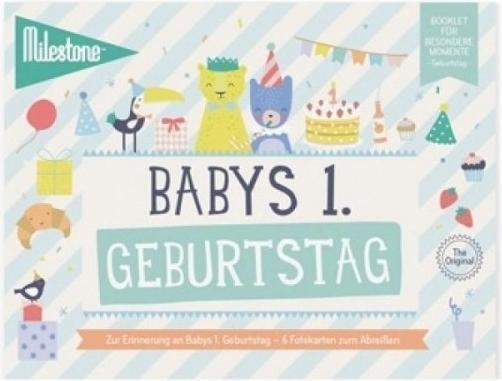 Actual product image Milestone Booklet by - Baby's 1st Birthday German