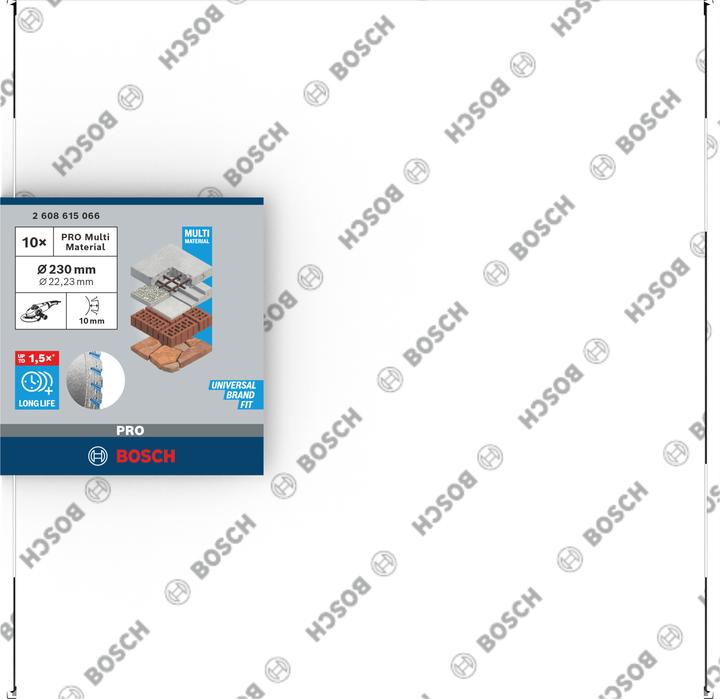 Immagine prodotto Bosch Professional Zubehör Disco diamantato PRO Multi Material, 230 x 22,23 mm