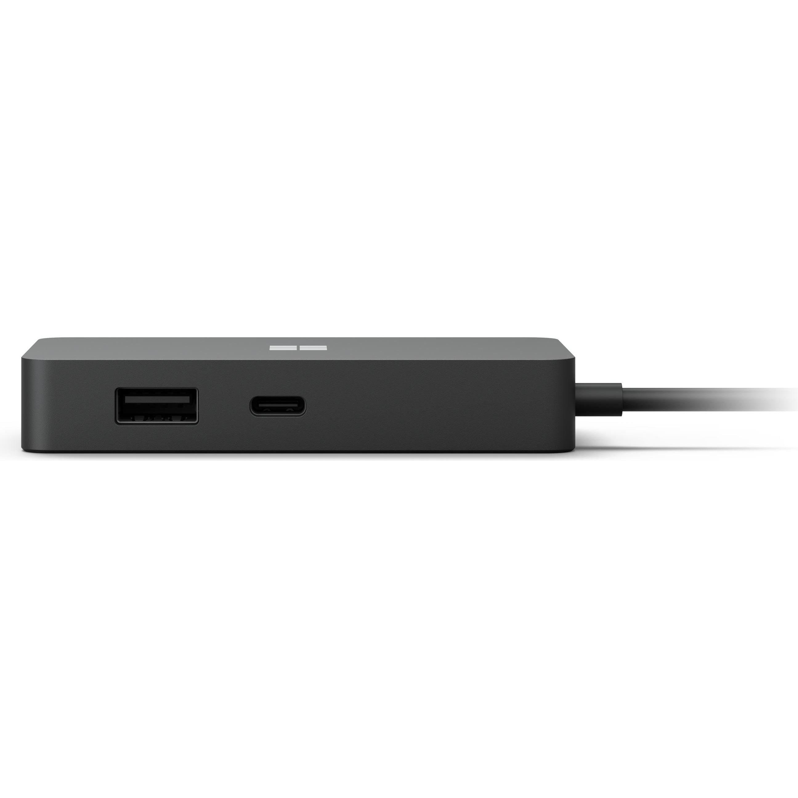 Thumbnail - Microsoft Travel Dock (USB-C, 1 Ports), Dockingstation + USB Hub, Schwarz