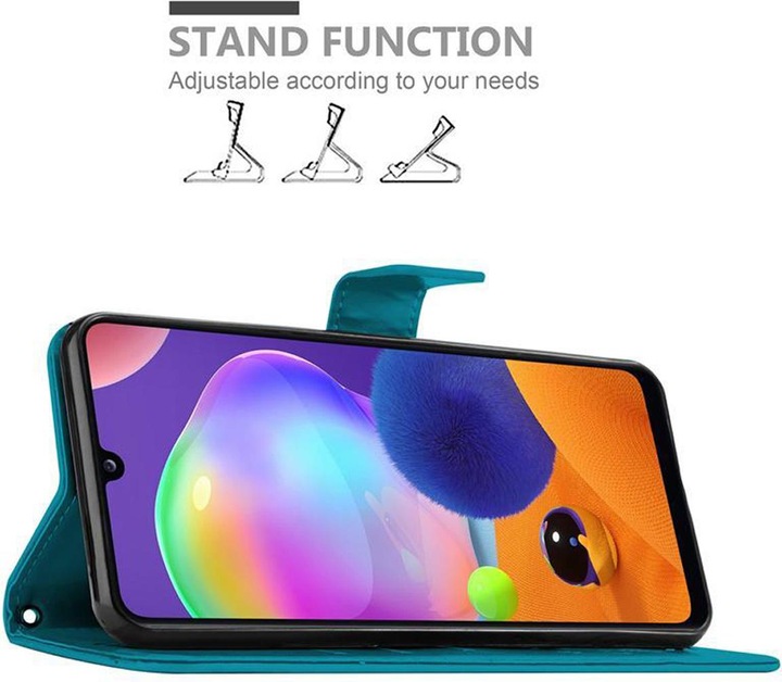 Actual product image Cadorabo Flower Book Cover (Samsung Galaxy A31)