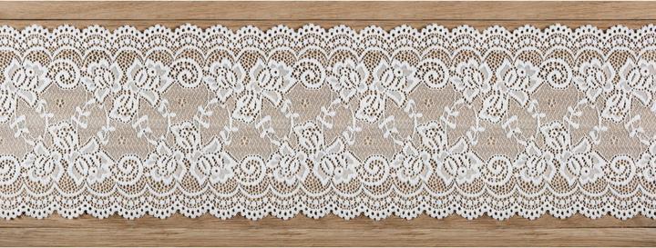 Actual product image Partydeco Fabric lace 15 x 900 cm, White