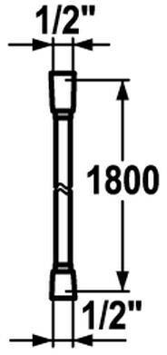 Image du produit KWC Flexible de douche (180 cm)