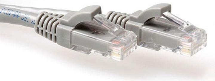 Actual product image ACT Grey 2 meter U/UTP CAT6 patch cable with RJ45 connectors CAT6 U/UTP GREY 2.00M (U/UTP, CAT6, 2 m)