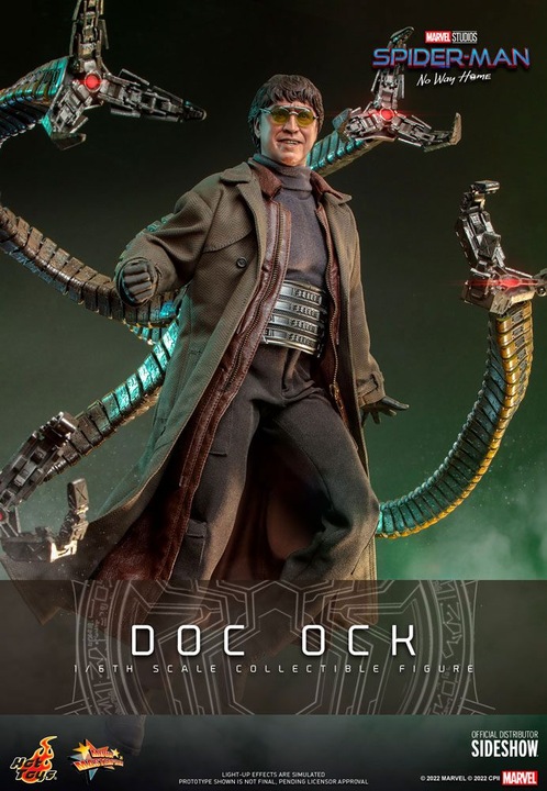Actual product image Hot Toys Spider-Man: No Way Home figurine Movie Masterpiece 1/6 Doc Ock 31 cm
