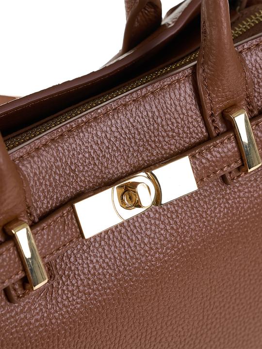 Actual product image Pierre Cardin Damenhandtasche Made In Italy - Modell Eirian Nova - 100% Leder - 27.0 X 20.5 X 10.0 Cm