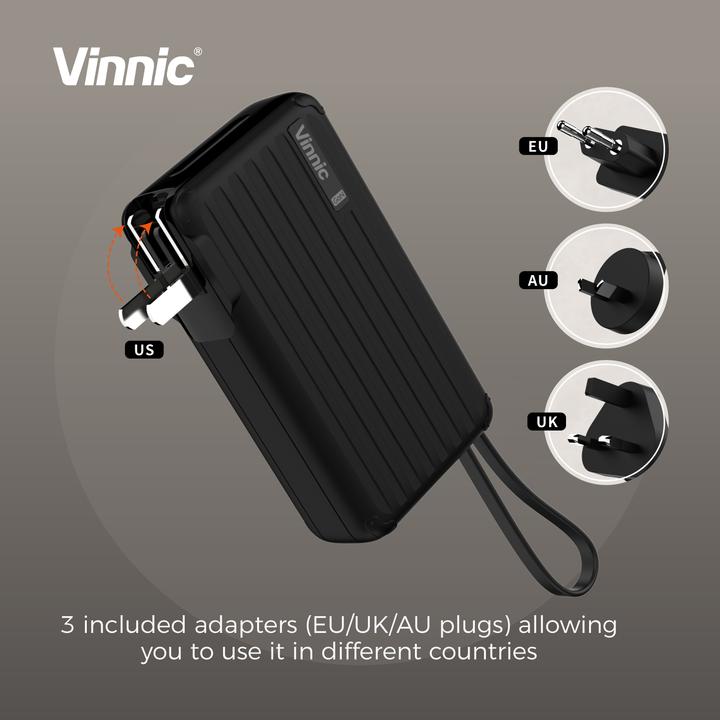Image du produit Vinnic PANGPOCHE - Multiladegerät (10000 mAh, 65 W)