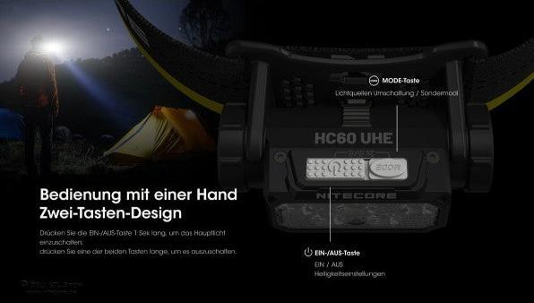 Produktbild Nitecore HC60 UHE (1600 lm)