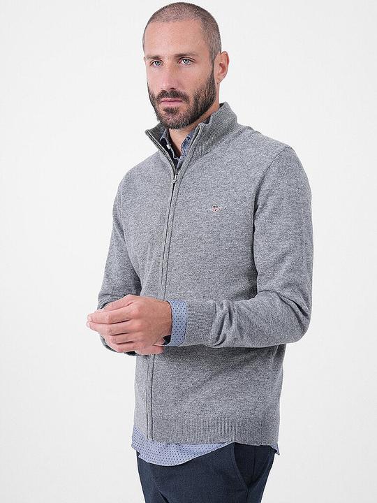 Produktbild GANT Extrafine Lambswool Zip - 68161 (L)