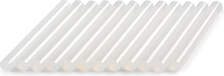 Dremel Transparente Klebestifte, Mehrzweck, hohe Temperatur, 125 g, Ø 11 mm (12 Stück)
