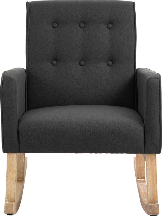 Actual product image CLP Rocking Chair Brevik Fabric Dark Grey