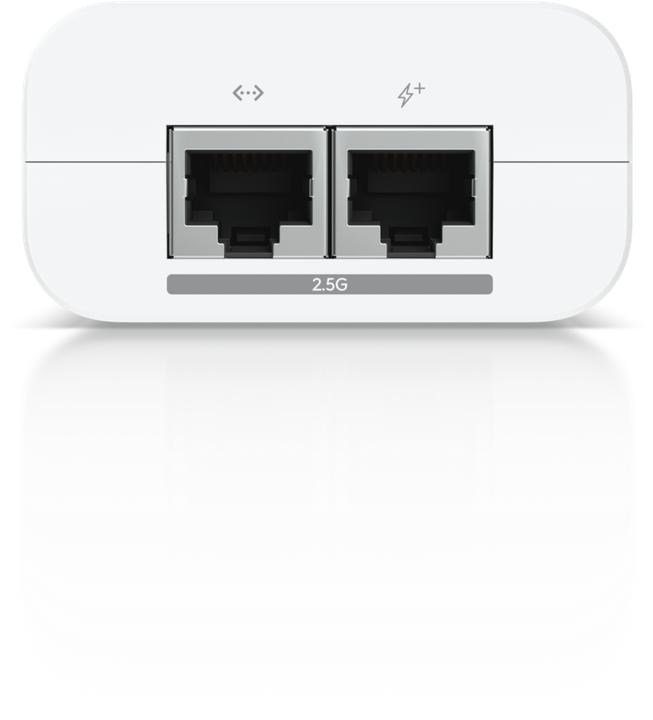 Actual product image Ubiquiti 2.5G PoE+ adapter (802.3at (PoE+), 30 W)