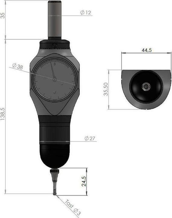 Actual product image Tschorn Edge Finder Type 3D Universal