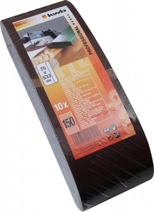 Image du produit kwb Paquet de 10 abrasifs 75X533K150 (150)