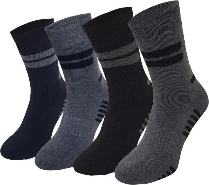 Garcia Pescara 4 pairs of winter thermal socks size 43-46 winter cotton socks (pack of 4, 43 - 46)