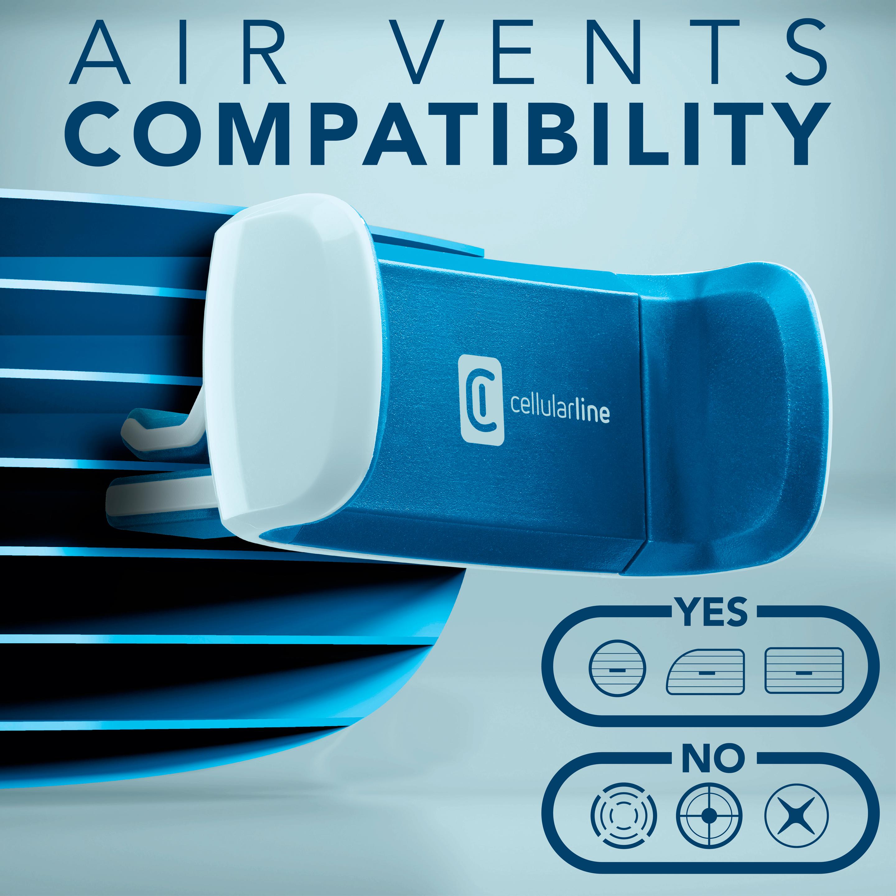 Thumbnail - Cellularline Car Holder - Universal, Smartphone Halterung, Blau