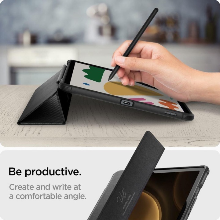 Actual product image Spigen Rugged Armor Pro case for Samsung Galaxy Tab S9 FE 10.9" X510 / X516B - black (Apple iPhone 14 Plus)