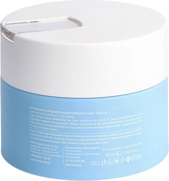 Produktbild Sinoz Hydrapro Intensive Moisturizing Facial Cream 50ml (50 ml, Gesichtsbalsam)