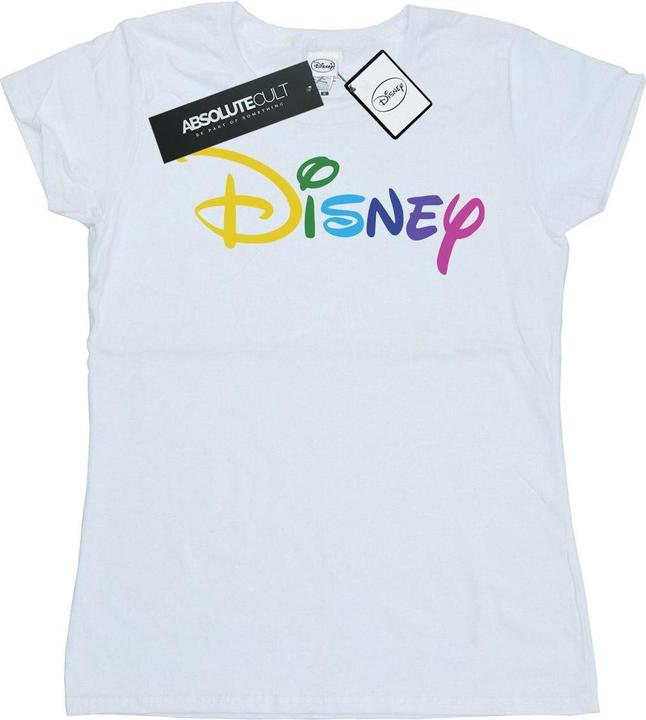 Actual product image Disney Womens/Ladies Colour Logo Cotton T-Shirt (M)