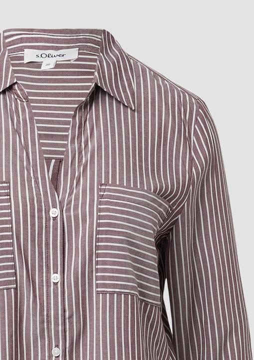 Produktbild S.Oliver Bluse Streifenbluse mit aufgesetzten Taschen (46)