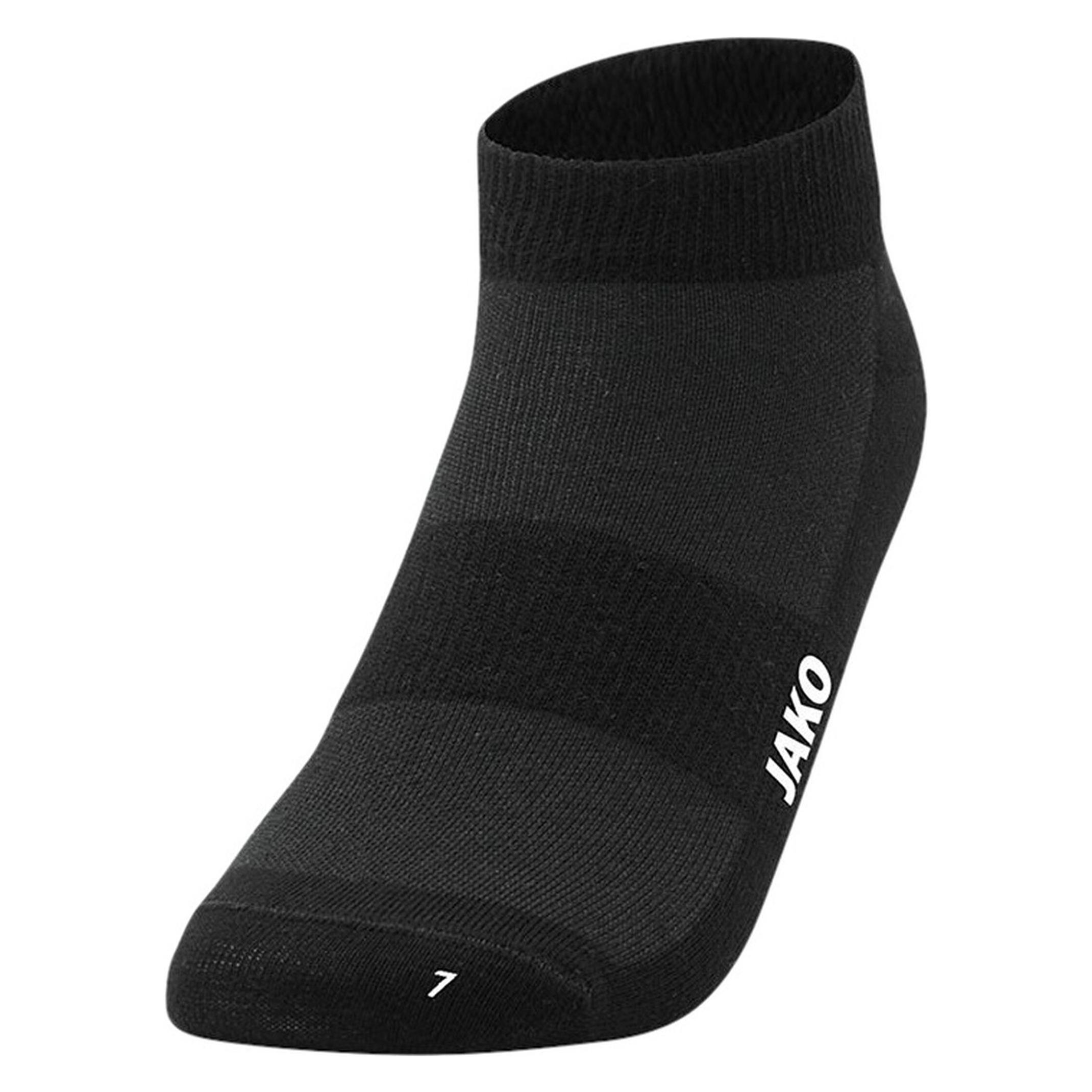 Jako, Damen, Sportsocken, Füsslinge 3er Pack (39 - 42), Schwarz