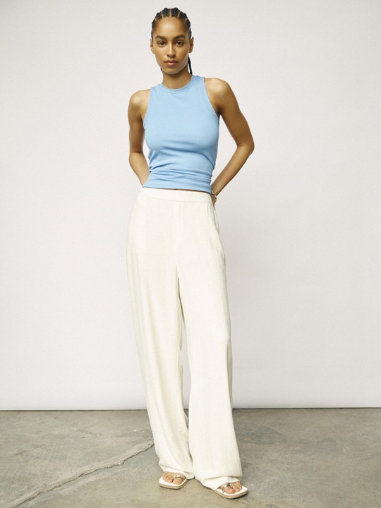 Produktbild Object Leinenmix Hose mit weitem Bein (42)