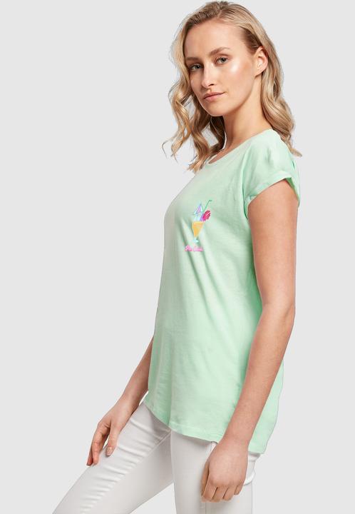 Produktbild Merchcode Ladies Pina Colada Extended Shoulder Tee - 113663 (S)