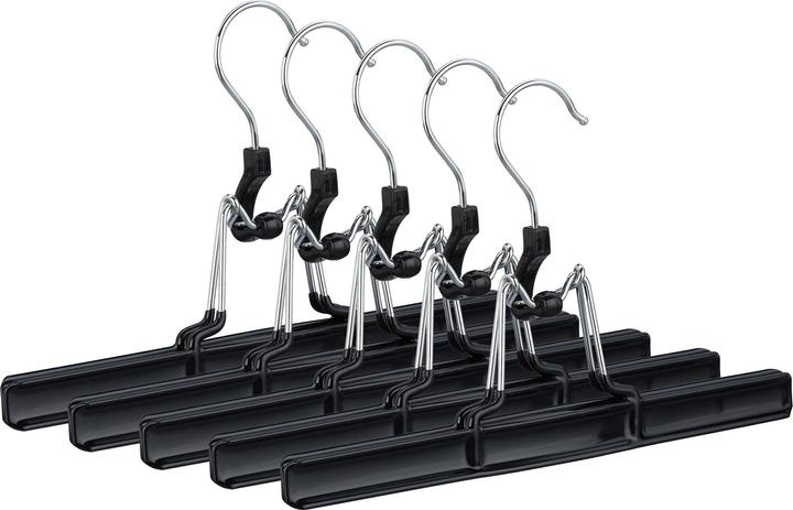 Actual product image Relaxdays Pants Hangers, Swivel Hooks (5 x)