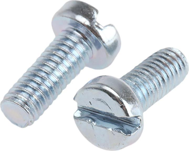 Produktbild RS PRO Flachkopfschrauben Schlitz M4x10mm