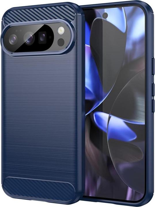 Produktbild Techsuit - Carbon Silicone - Google Pixel 10 / 10 Pro - Blue (Google Pixel 10, Google Pixel 10 Pro)