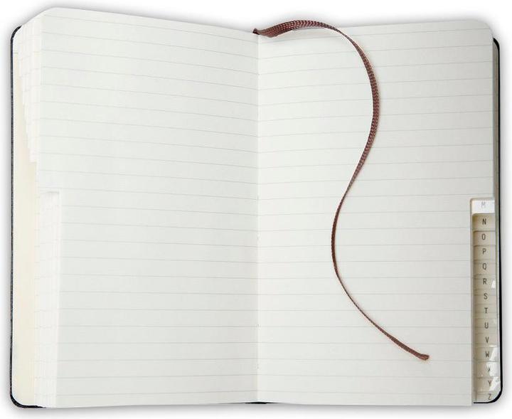 Actual product image Moleskine Address book lined, hard cover (A6, Lined, Hardcover)