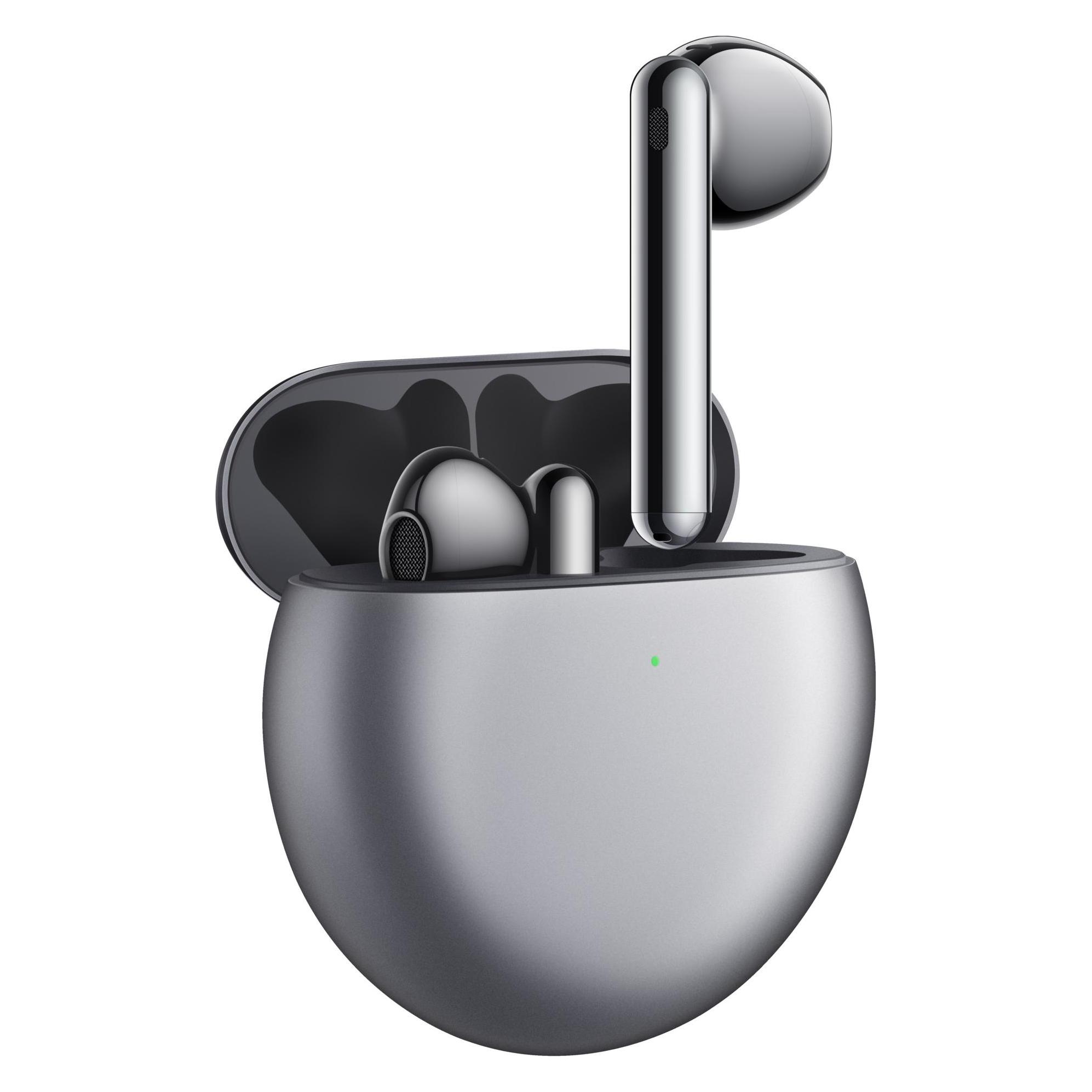 Huawei FreeBuds 4 (ANC, 4 h, Kabellos), Kopfhörer, Silber