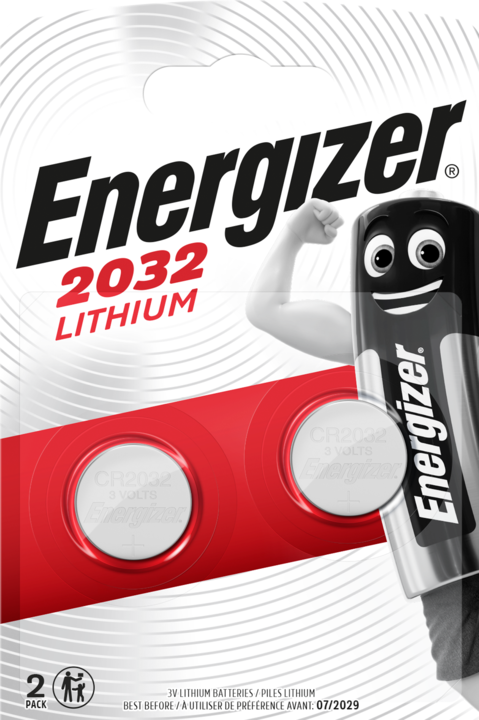 Produktbild Energizer CR2032 Lithium (2 Stk., CR2032, 235 mAh)