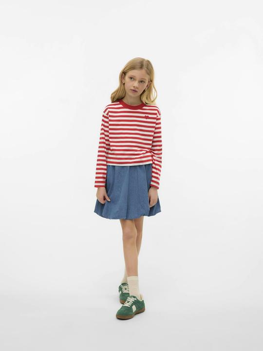 Actual product image Vero Moda Vmleila Stripe Ls Cropped Top Girl Noos (116)