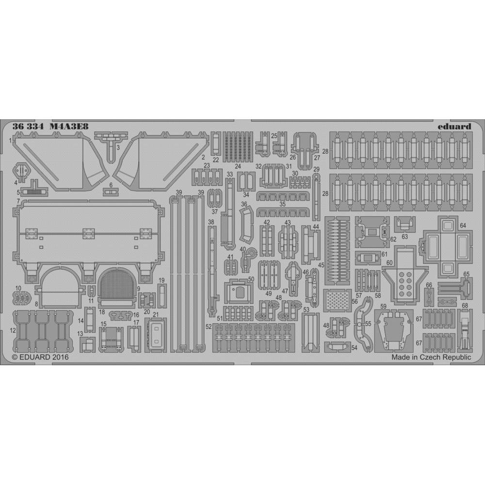 Eduard M4A3E8 for Tamiya