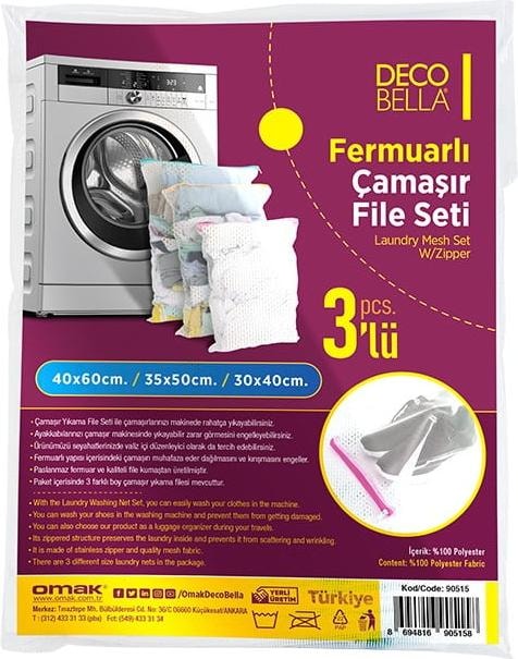 Image du produit DecoBella Set de filets à linge