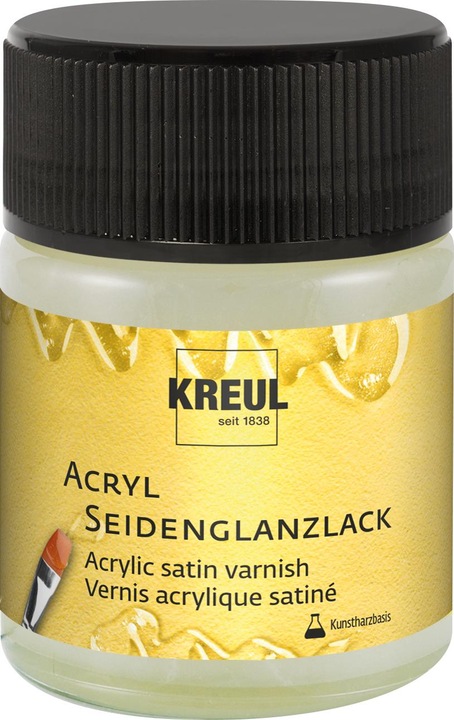 Immagine prodotto Kreul Vernice acrilica lucida per seta trasparente su base di resina sintetica 50 ml (Incolore, 0.05 l)
