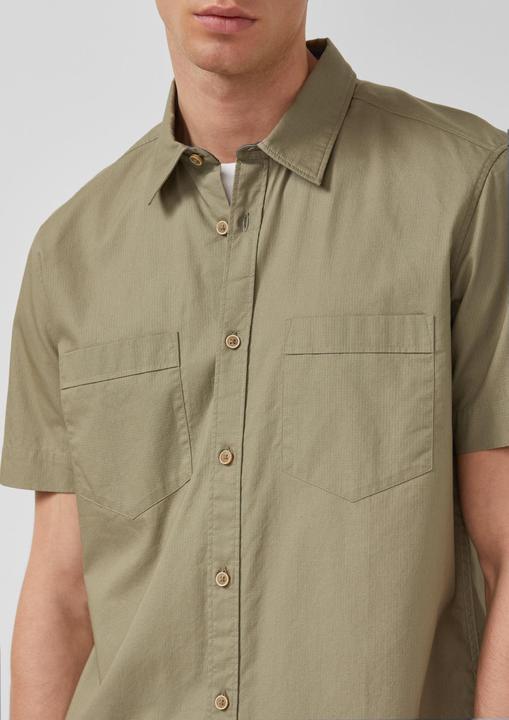 Immagine prodotto s.Oliver Regular Fit: Leichtes Kurzarmhemd aus Baumwolle mit Brusttasche (M)
