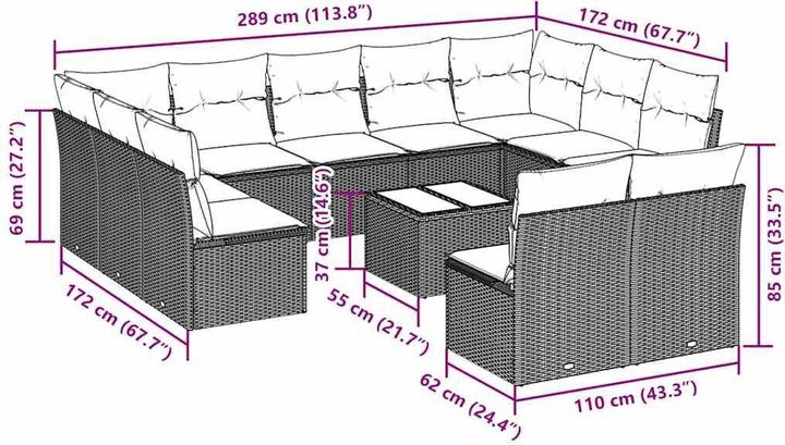 Actual product image vidaXL Isabelle