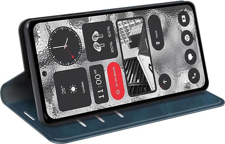 Actual product image Cover-Discount Nothing Phone (2) - Stand Flip Case cover blue (Nothing Phone (2))