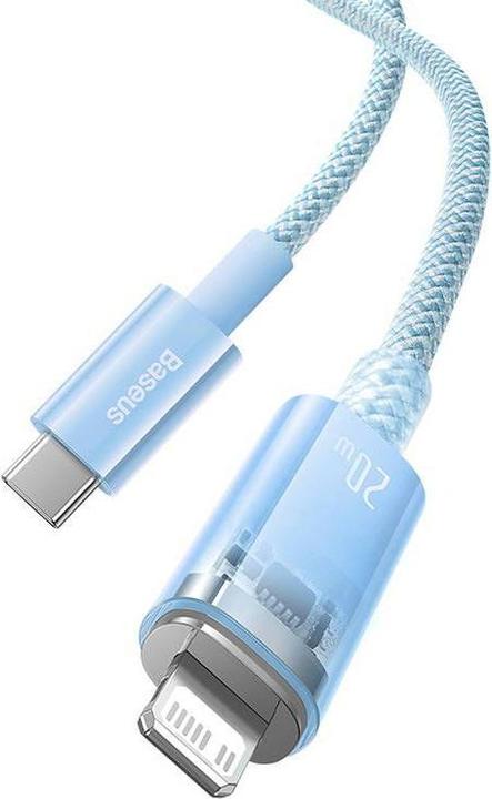 Produktbild Baseus Fast Charging cable USB-C to Lightning Explorer Series 1m, 20W (blue) (1 m, USB 2.0, 20 W)