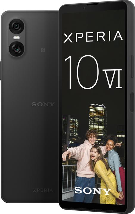 Produktbild Sony Xperia 10 VI (128 GB, Black, 6.10", SIM + eSIM, 5G)