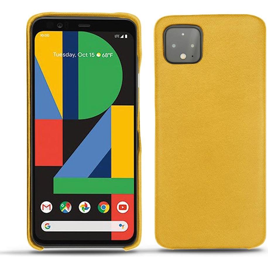 Noreve Lederschutzhülle (Google Pixel 4 XL), Smartphone Hülle, Orange